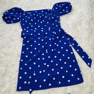 Lilly Pulitzer Jada Polka Dot Off -the- Shoulder Romper